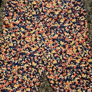 Colorful Abstract Patterned Pants